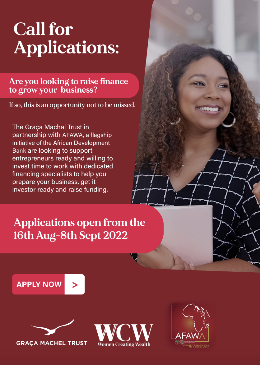 Call for Applications: Women Creating Wealth Entrepreneurs